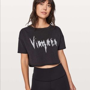 Lululemon Vinyasa Crop T-shirt Size 10